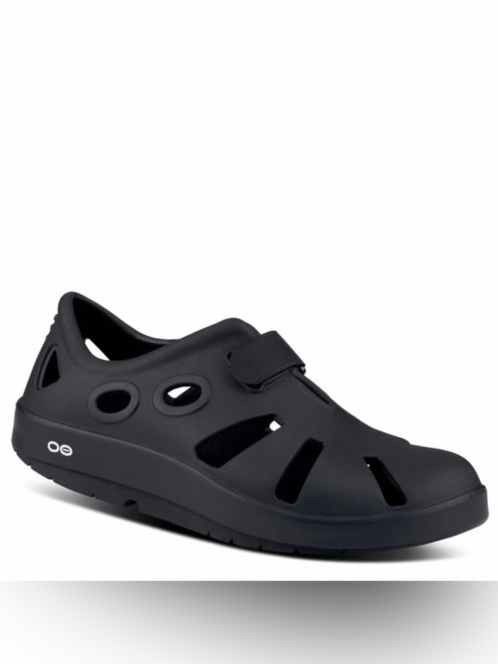 NEW OOFOS OOcandoo Recovery Unisex Sandals Size Womens 7 Mens 5 Black Shoes